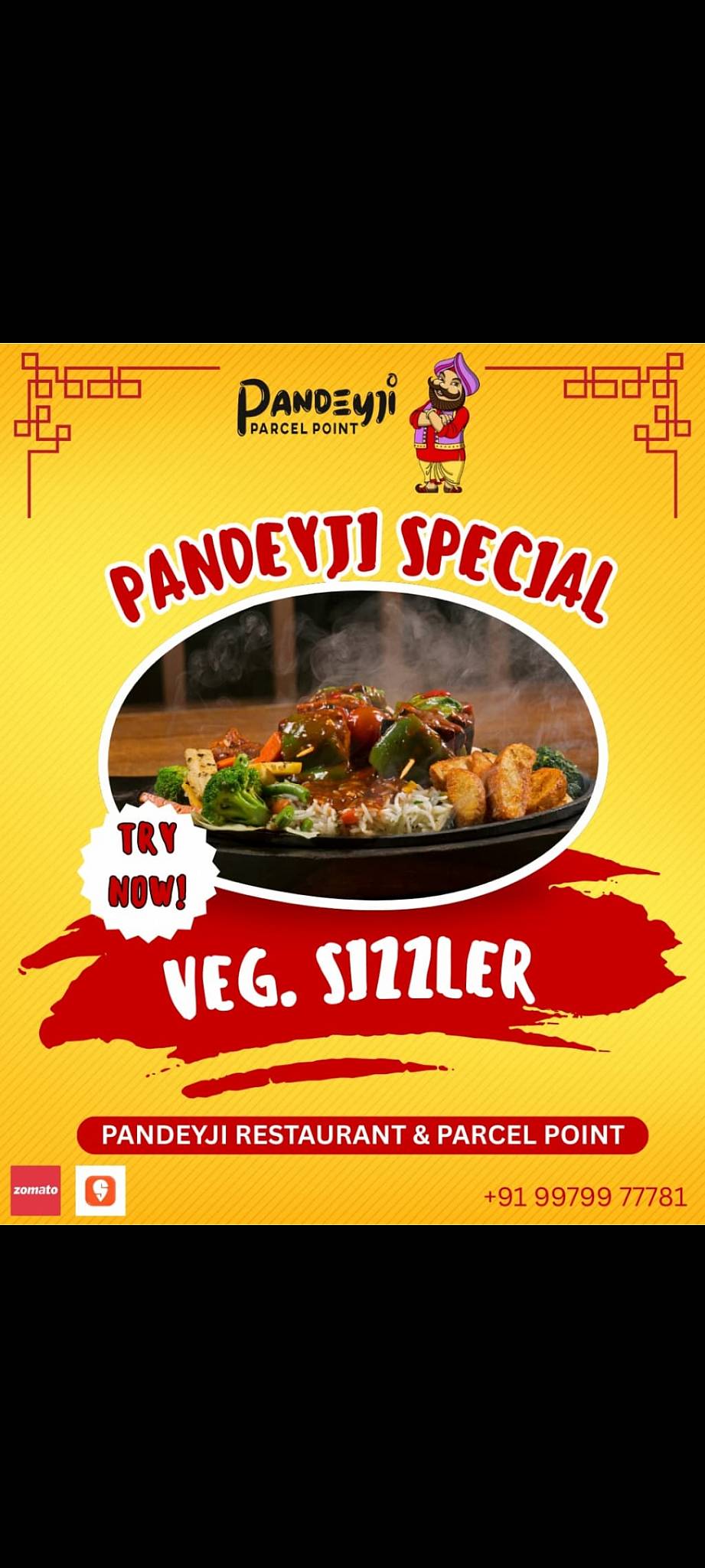 Pandeyji Restaurant & Parcel Point menu