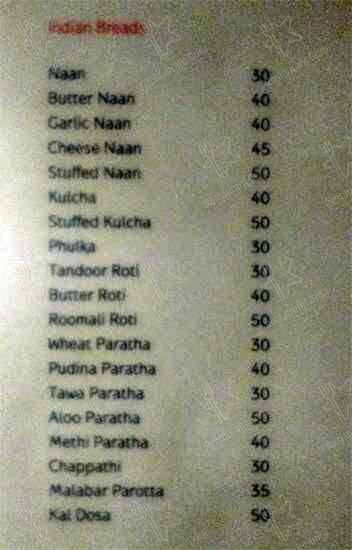 Pascah Multicuisine Restaurant menu
