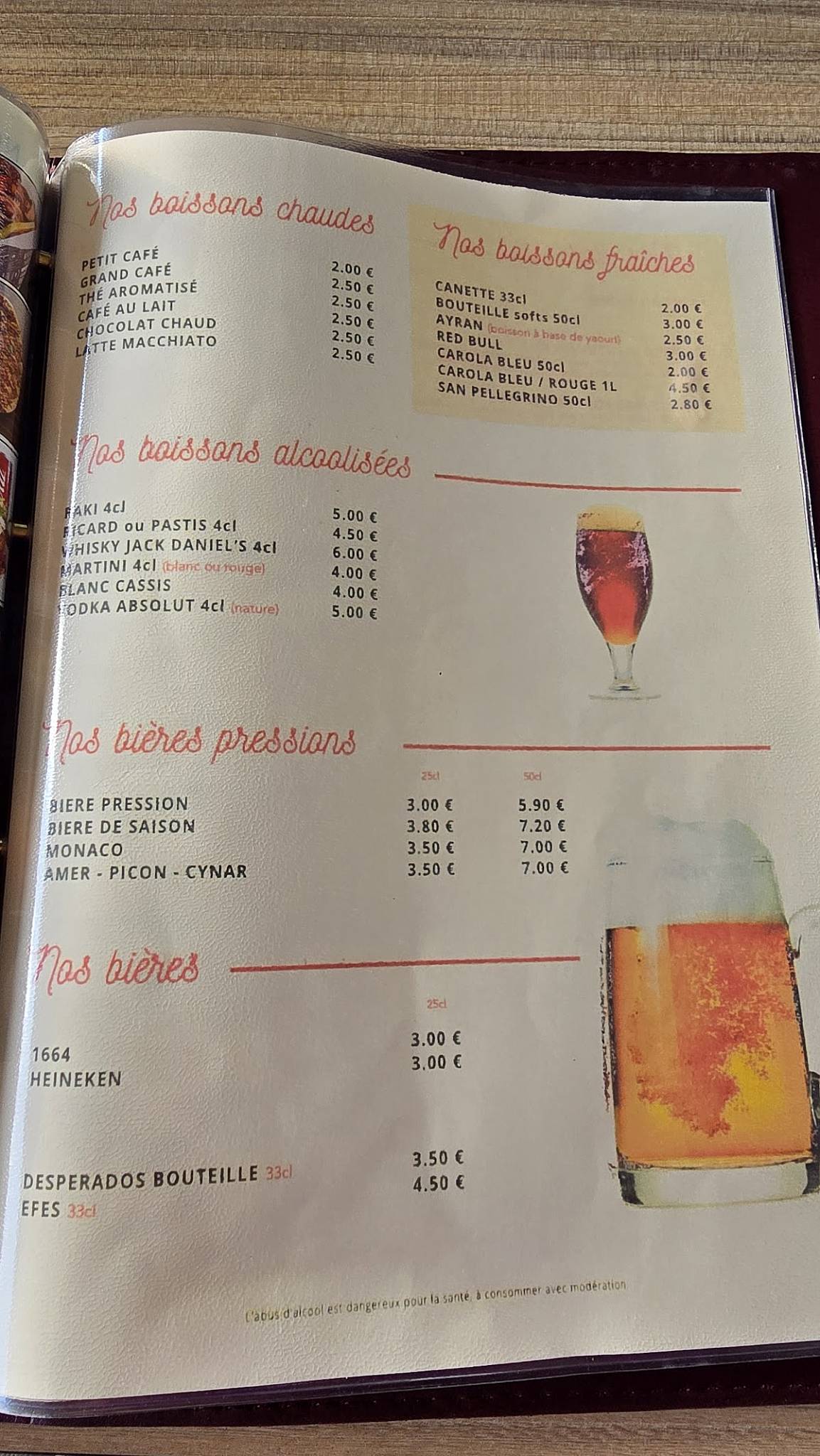 Menu de Pid'n Piz