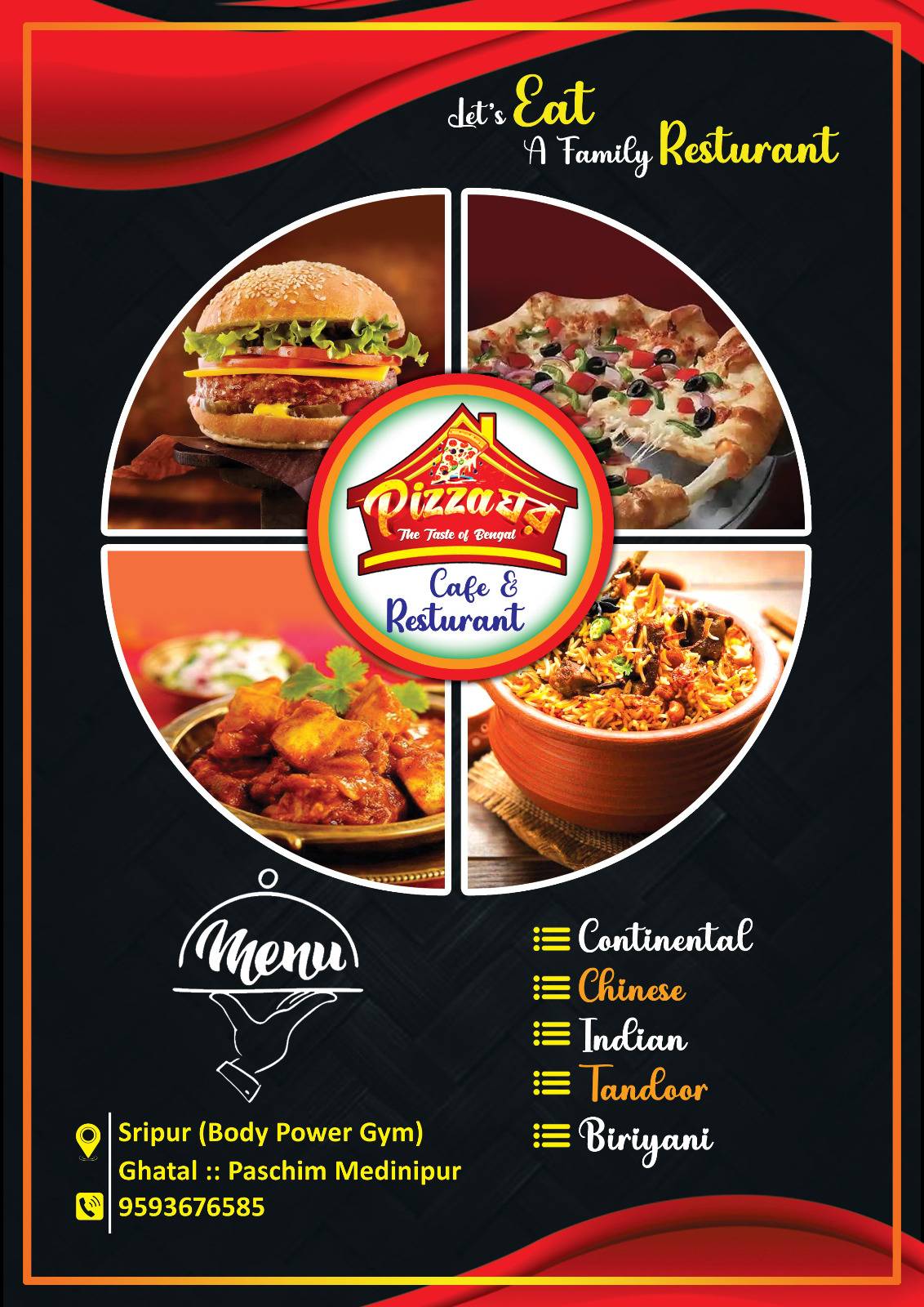 'Pizza Ghar' Cafe & Restaurant menu