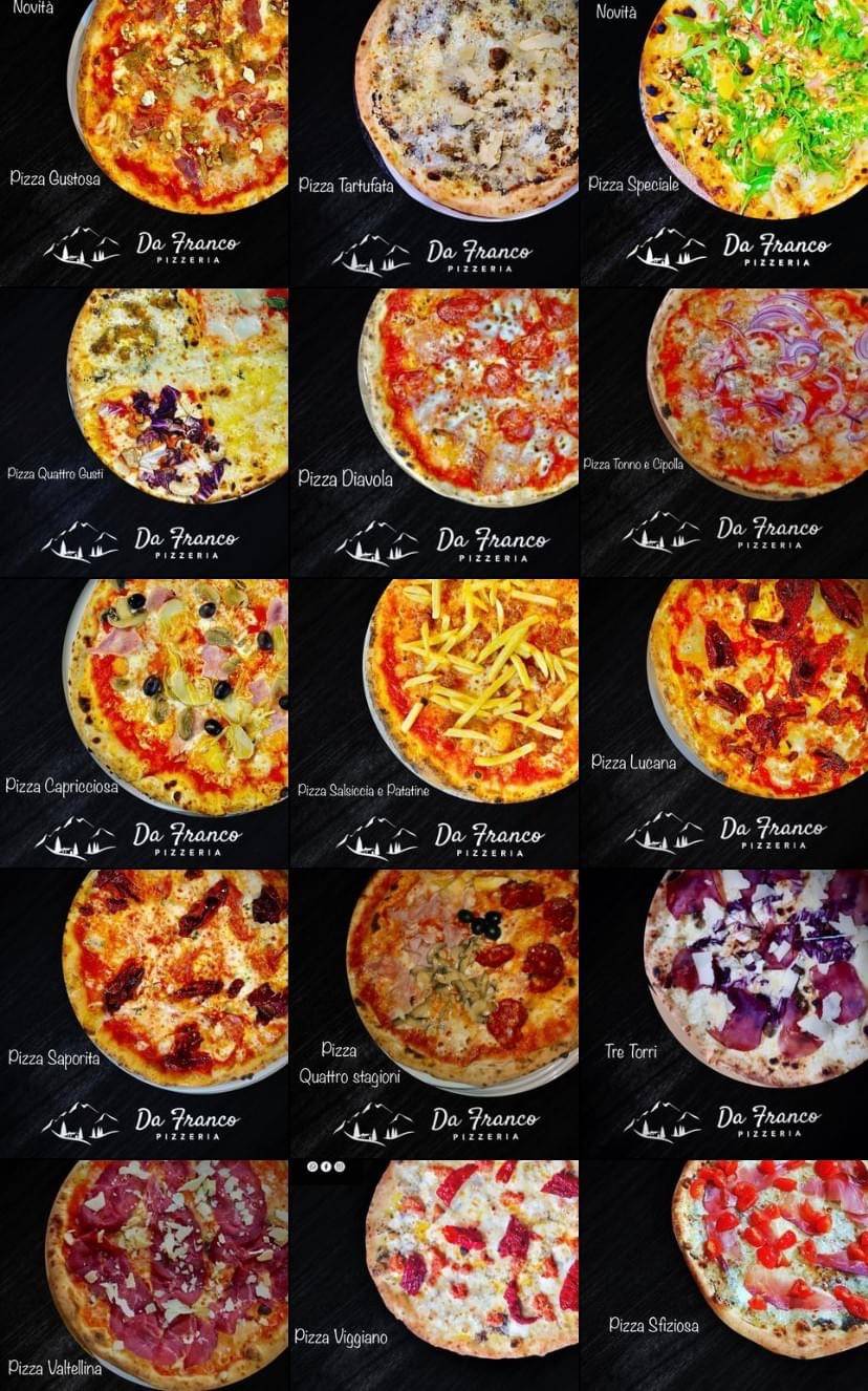 Menu di Pizzeria Da Franco 