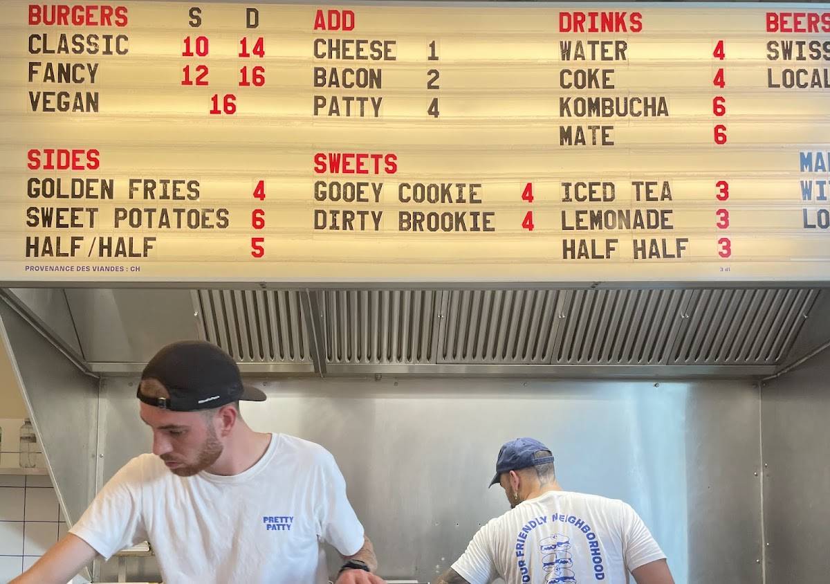 Menu di Pretty Patty - Smash Burger 