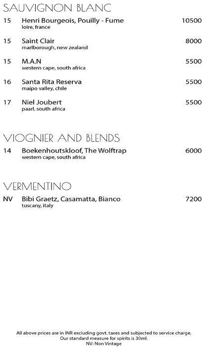 RIKA menu