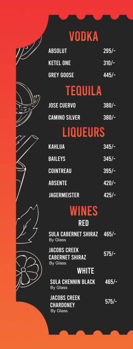 Red Coal 248121 - Haridwar Bypass Best Barbeque Buffet in Dehradun Buffet, Bar and Restaurant menu