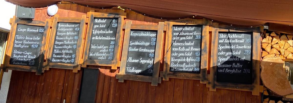 Menu di Restaurant Mühle Sertig 