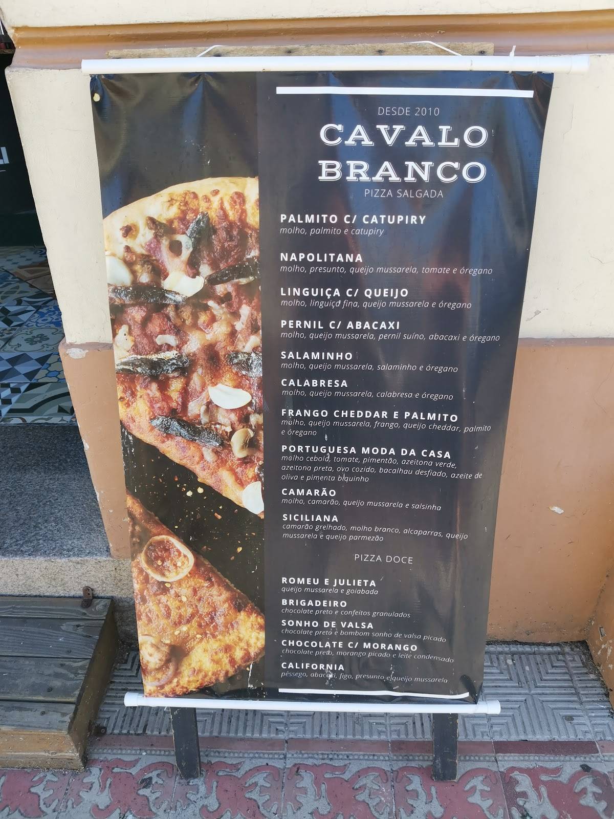 Restaurante Cavalo Branco cardápio