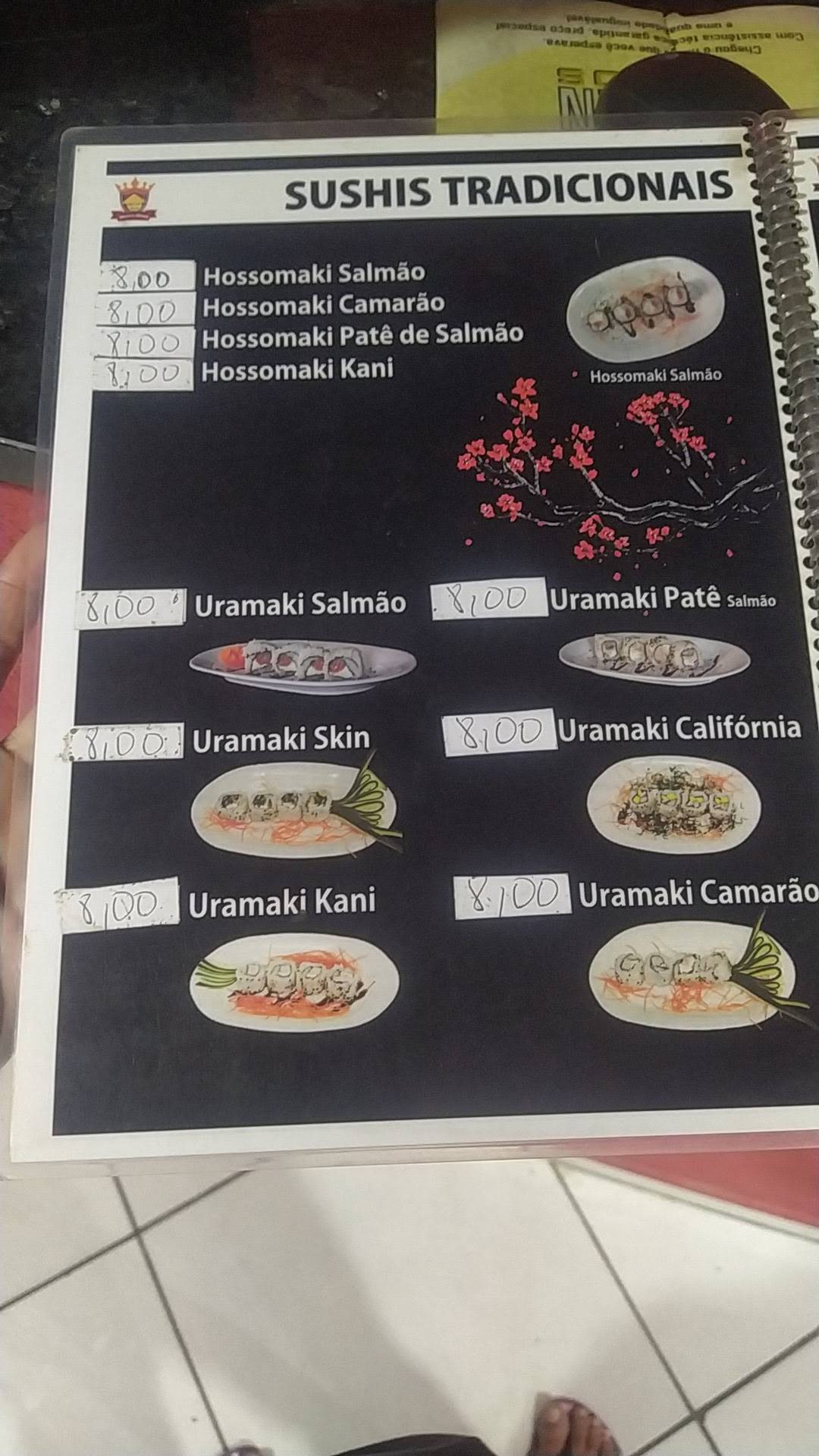 Restaurante Império Chinês cardápio