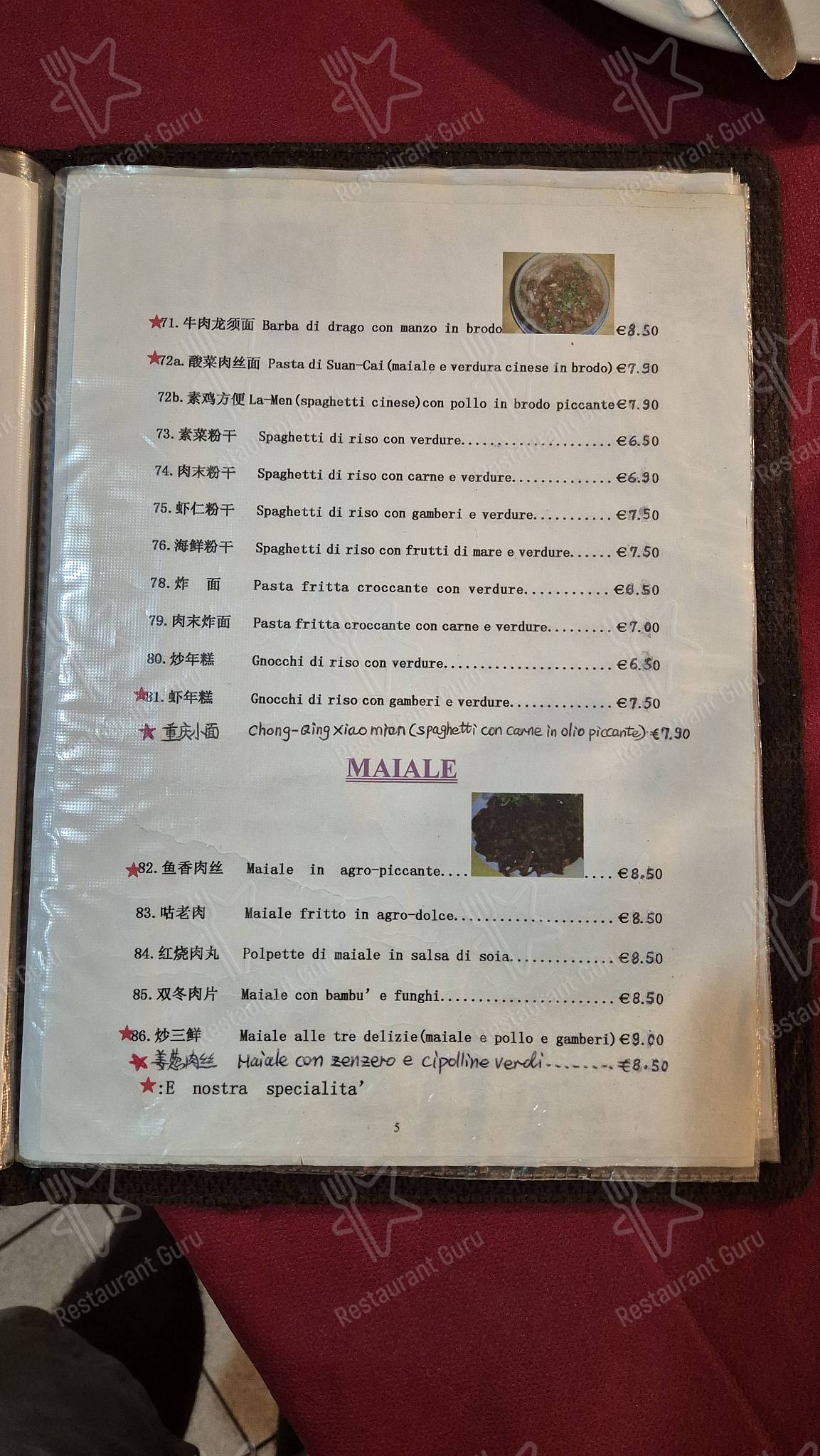 Guarda il menu di Celebrità