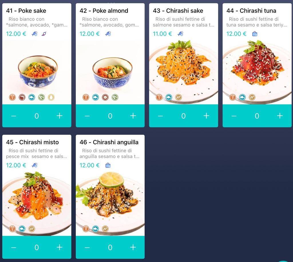 Menu di Ristorante Giapponese Tokyo Empoli 