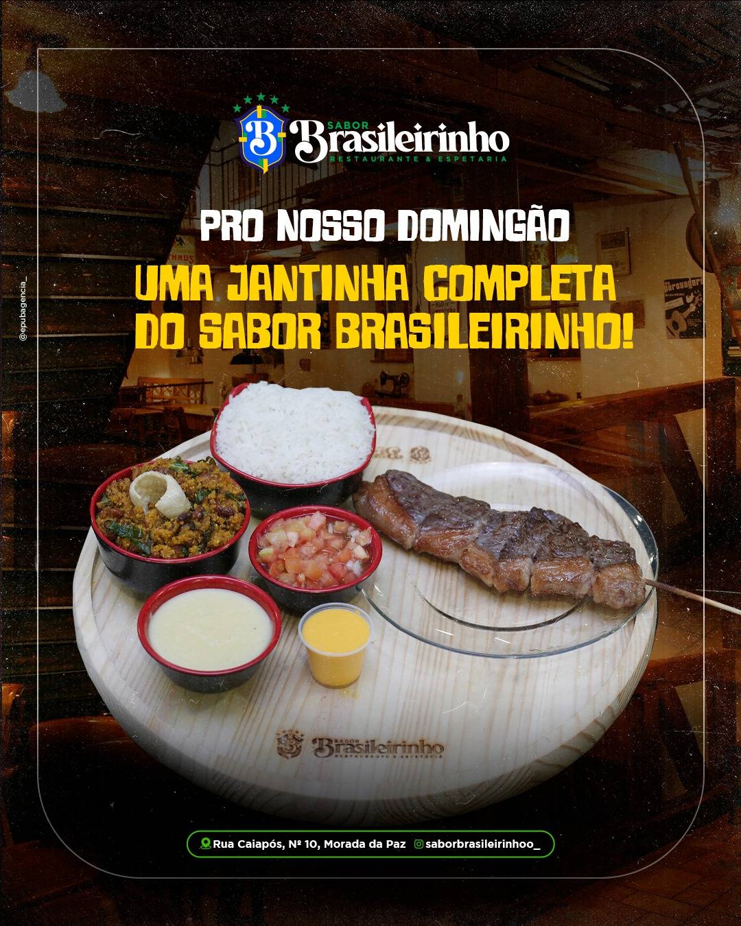 SABOR BRASILEIRINHO RESTAURANTE E ESPETARIA cardápio