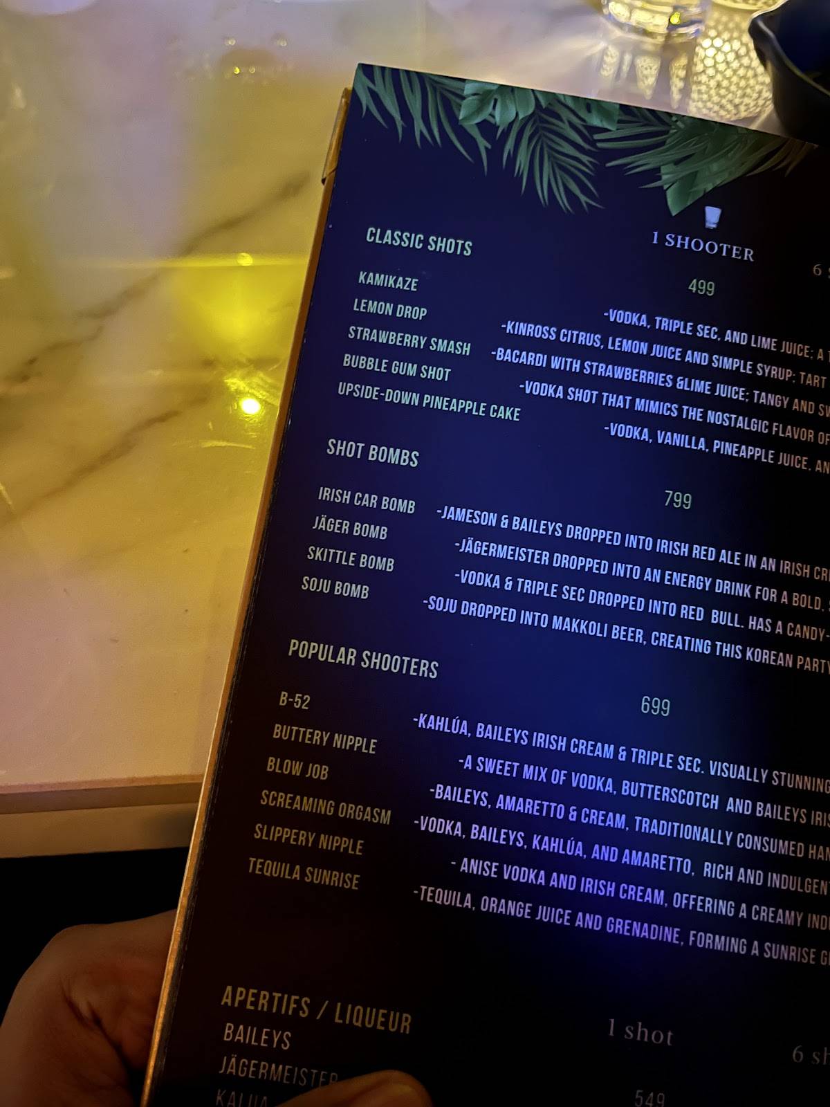 SOCA - Brewery & Lounge menu