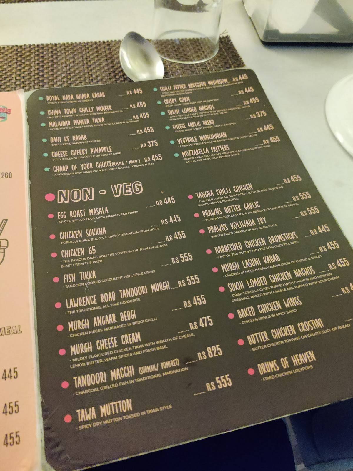 SUKHI DA DHABA menu