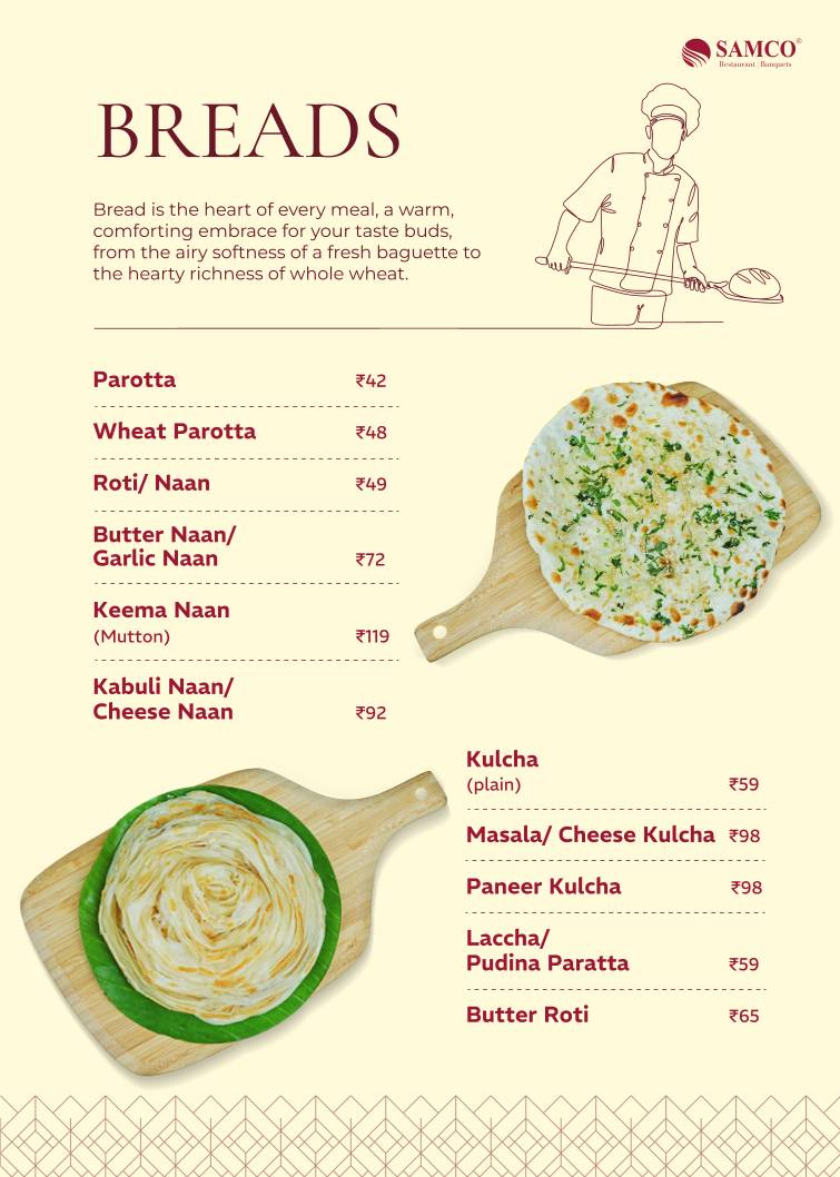 Samco Restaurant Velachery menu