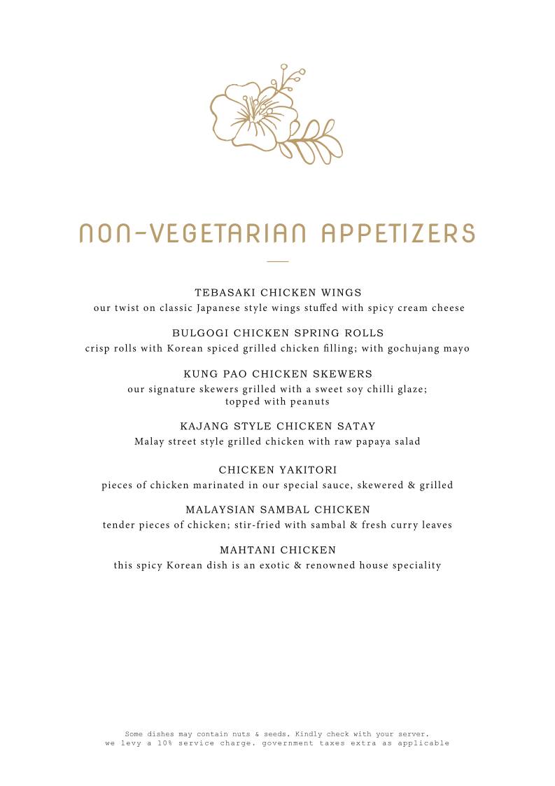 Shiro Bengaluru menu