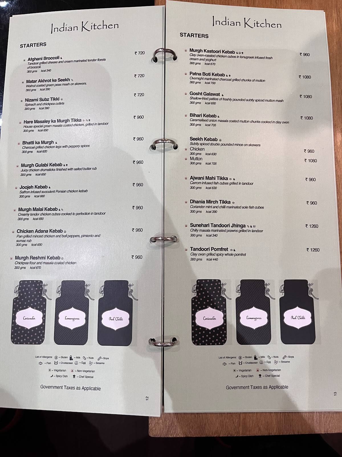 Spice Court menu