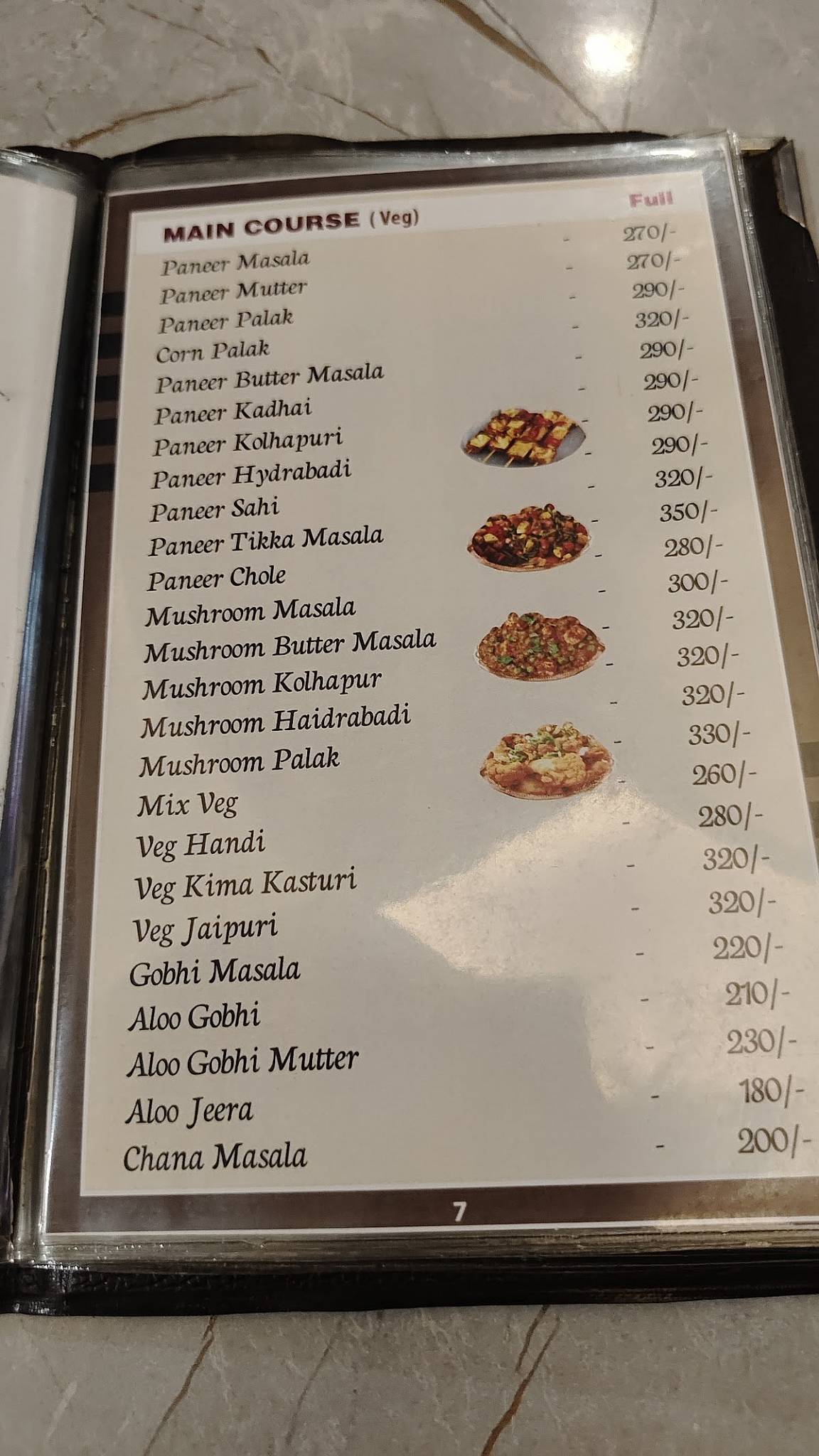 Spicy Food Zone menu