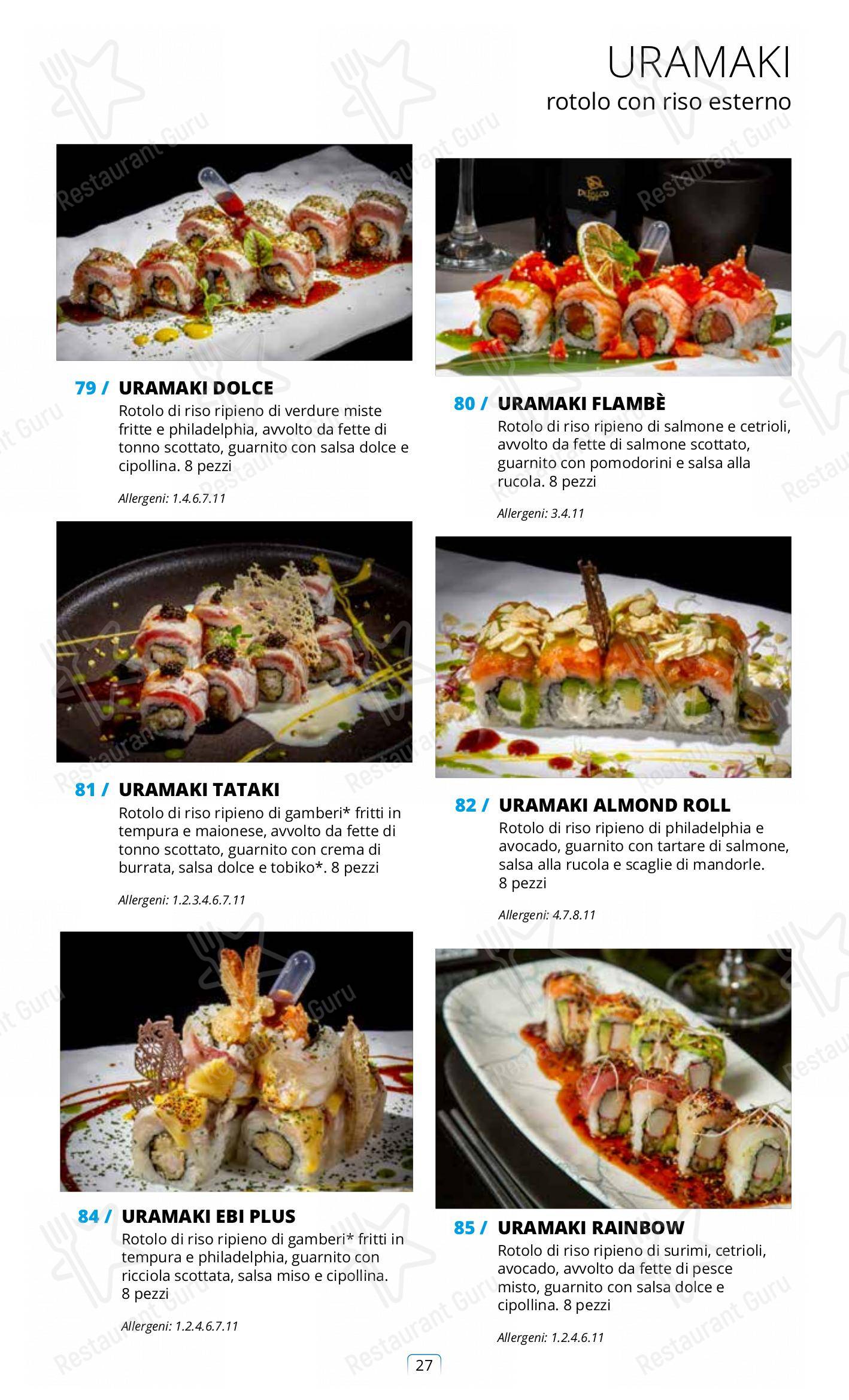 Sushi City Como in Como - Коктейльная карта