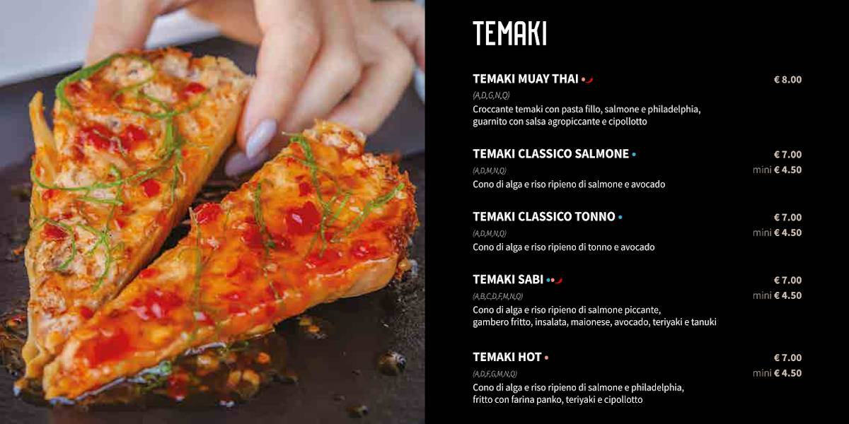 Menu di Sushi Corner Riccione 