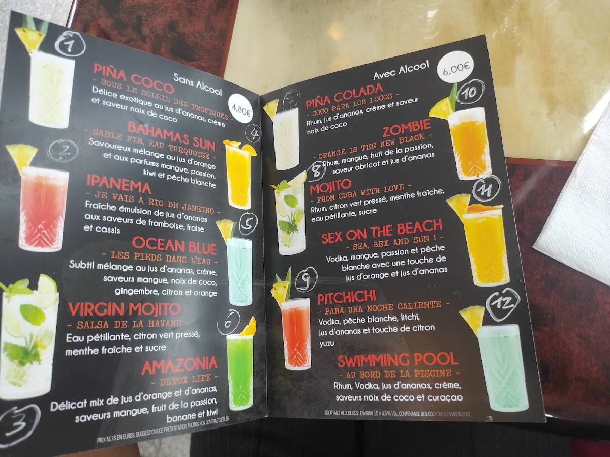 Menu de Sushi Lin