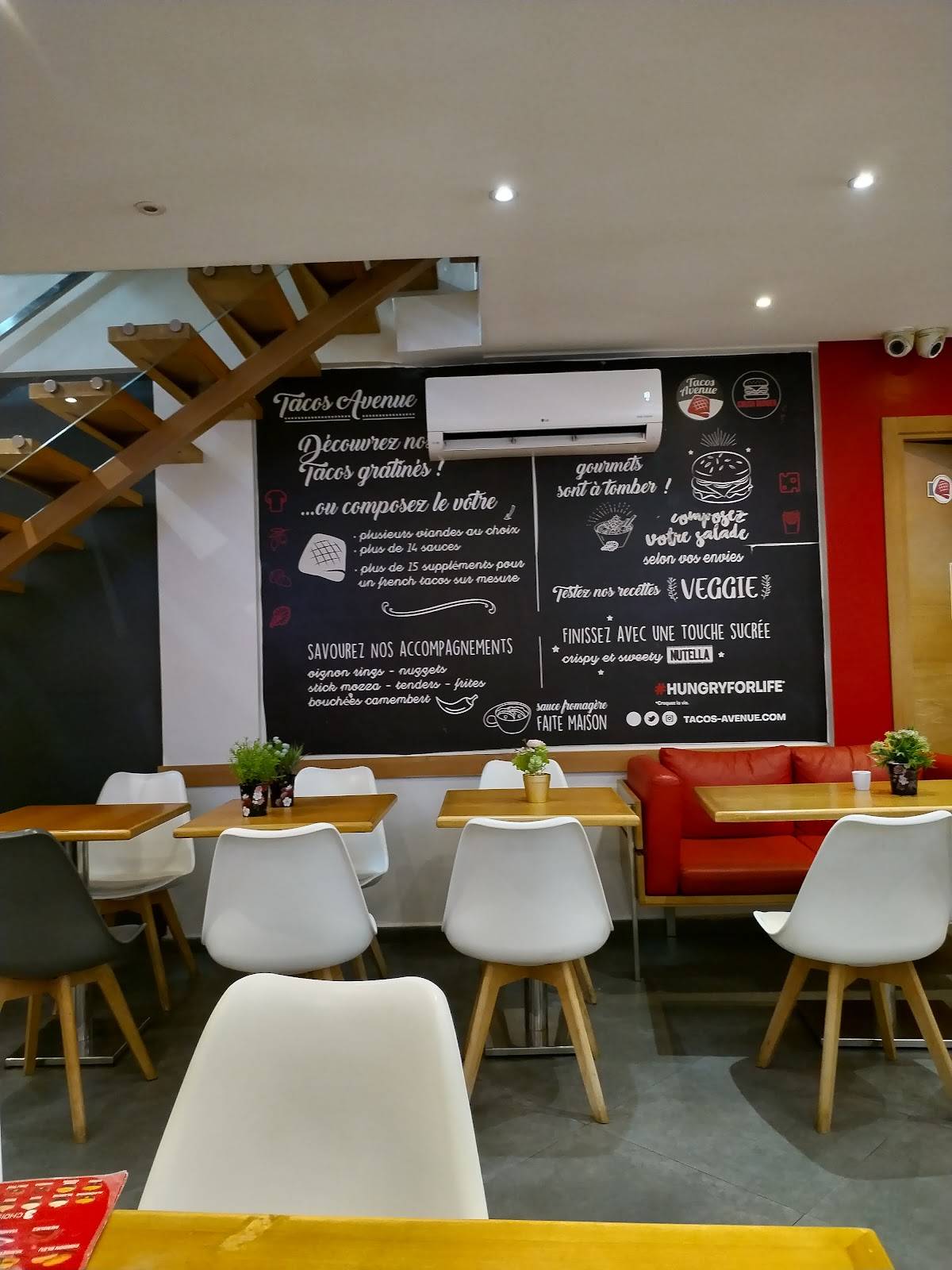 Menu de Tacos Avenue