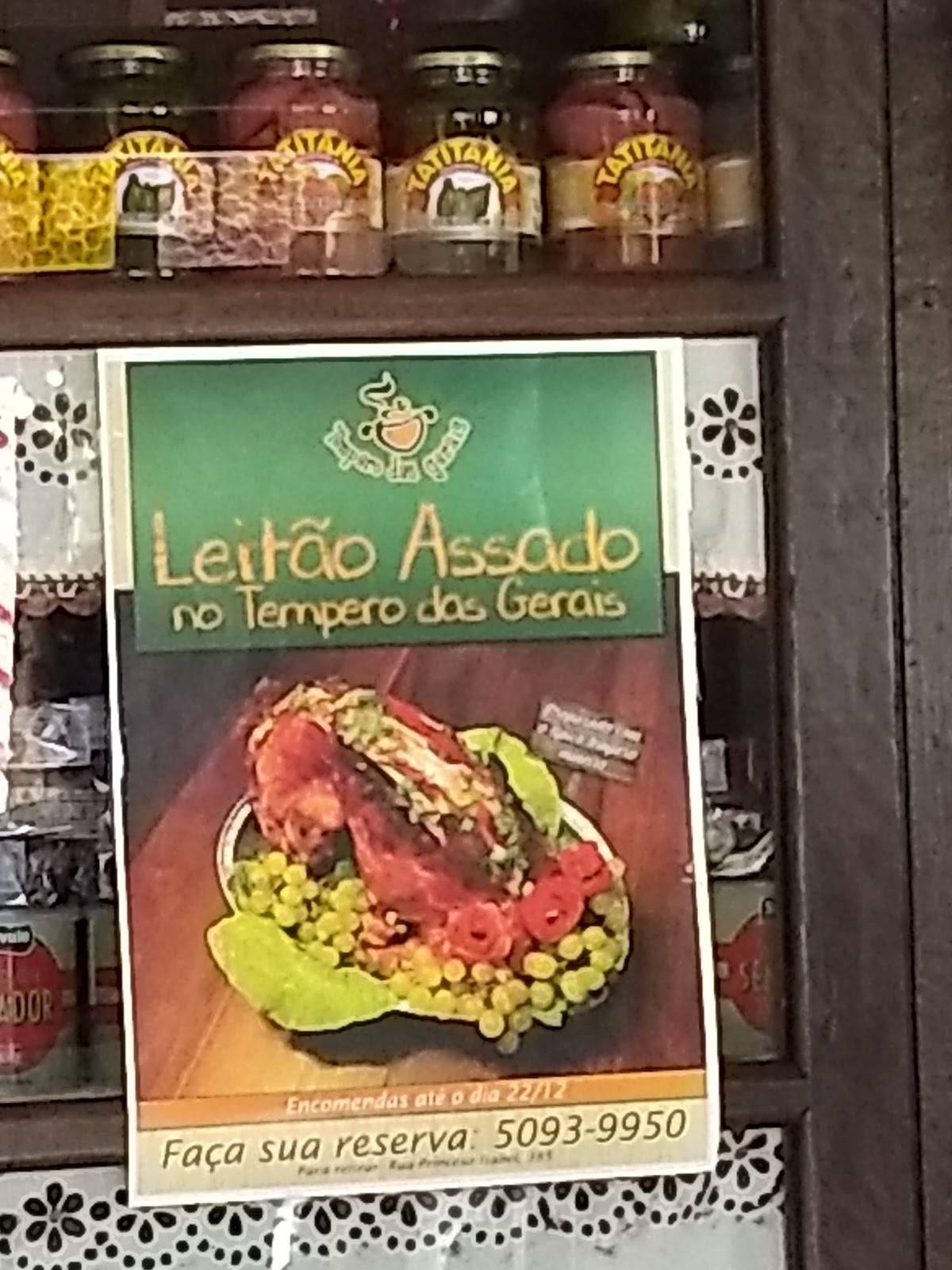 Tempero das Gerais cardápio