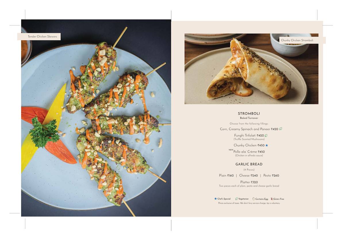 Tiny Tuscan Cafe Galleria Market menu