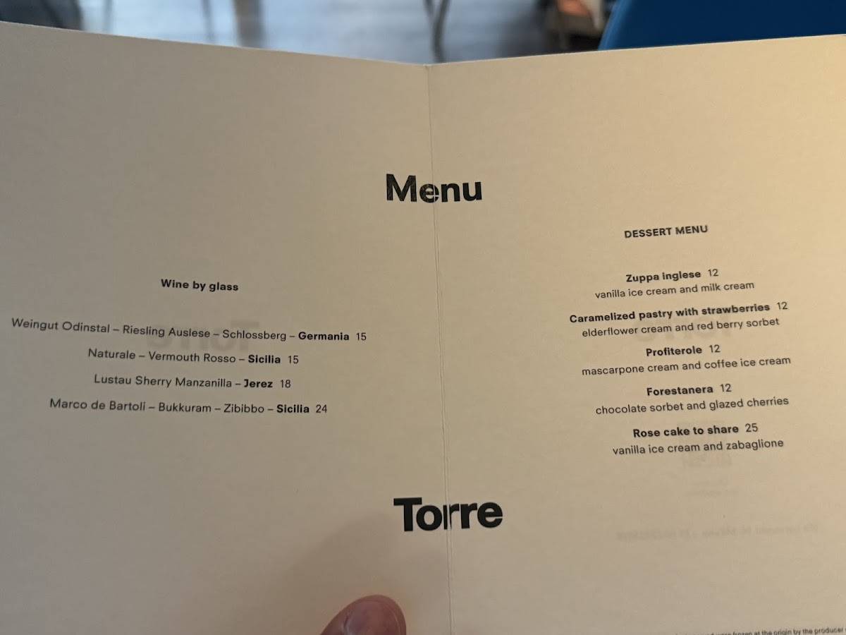 Menu di Torre 