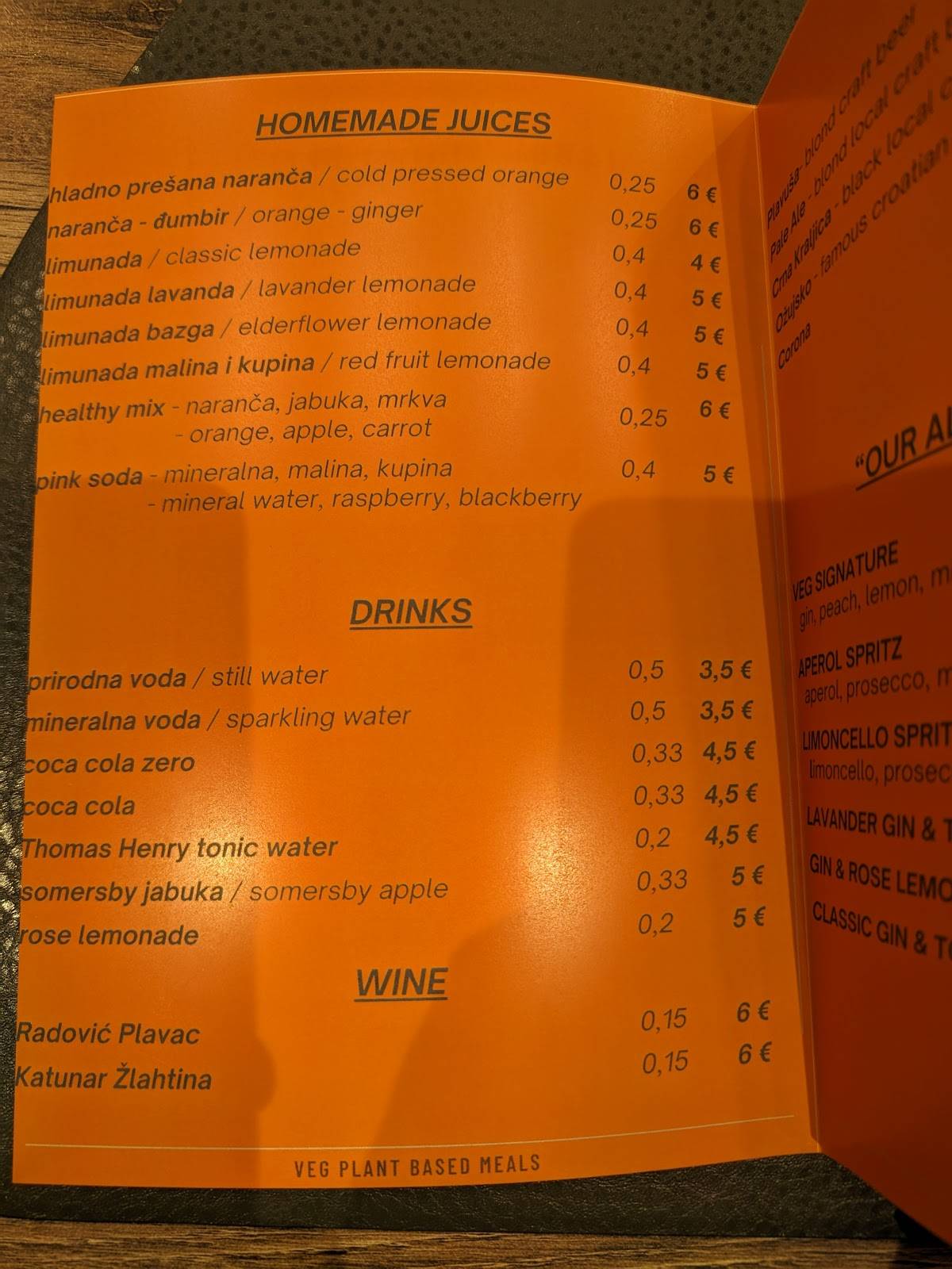 Menu di Veg 