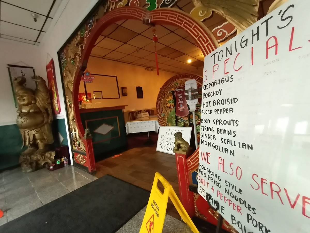 Menu at Wah Sing restaurant, Napa