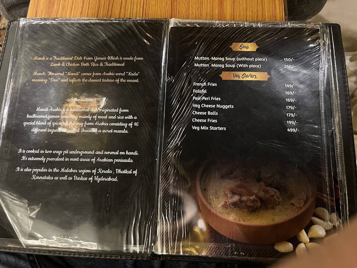 YUM YUM TREE Arabian Food Court MADHAPUR menu