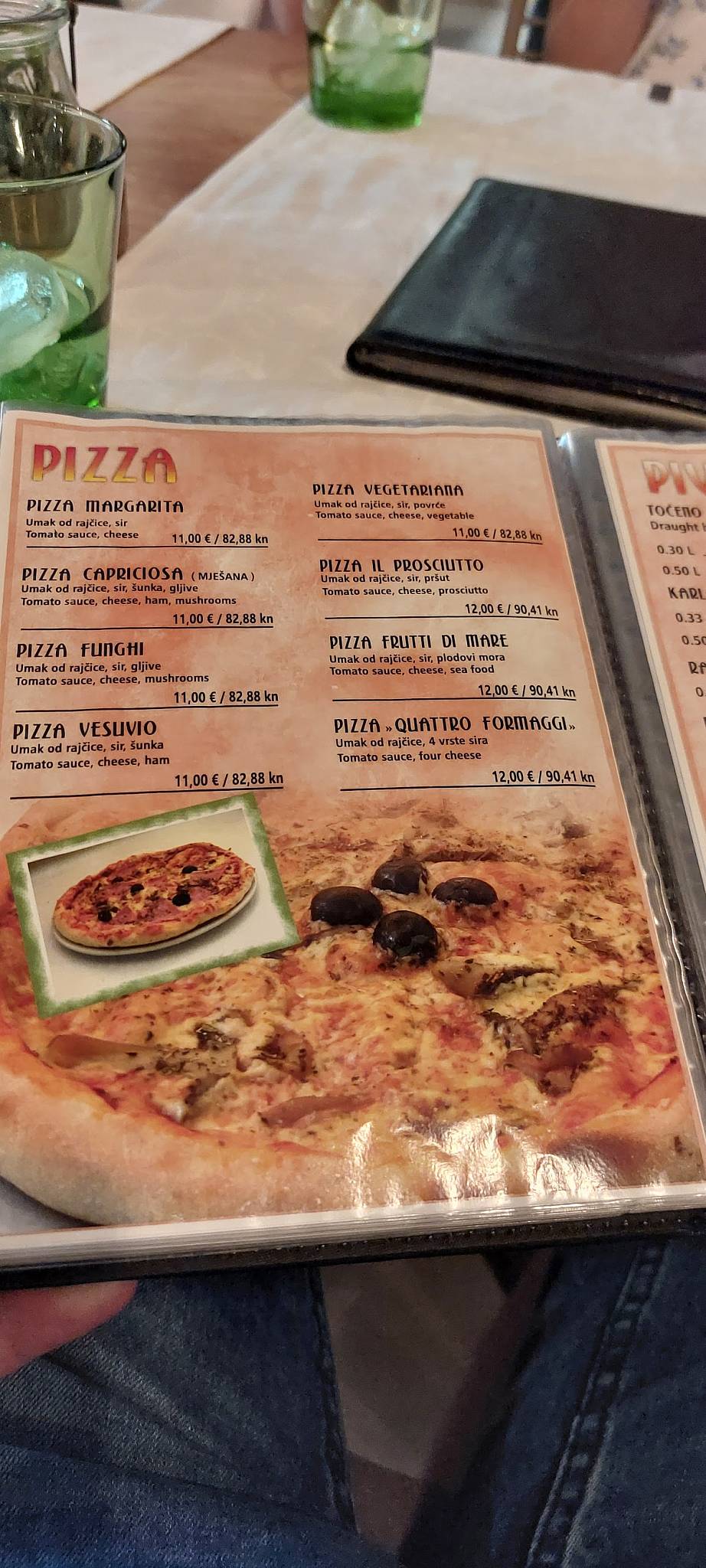 Menu de Zalogajnica "Rade"