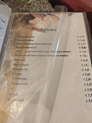 Menu di kitchen Alimentari italian food 