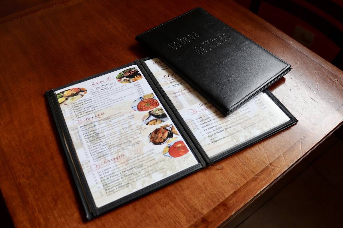 Restaurante Cabana de Minas cardápio