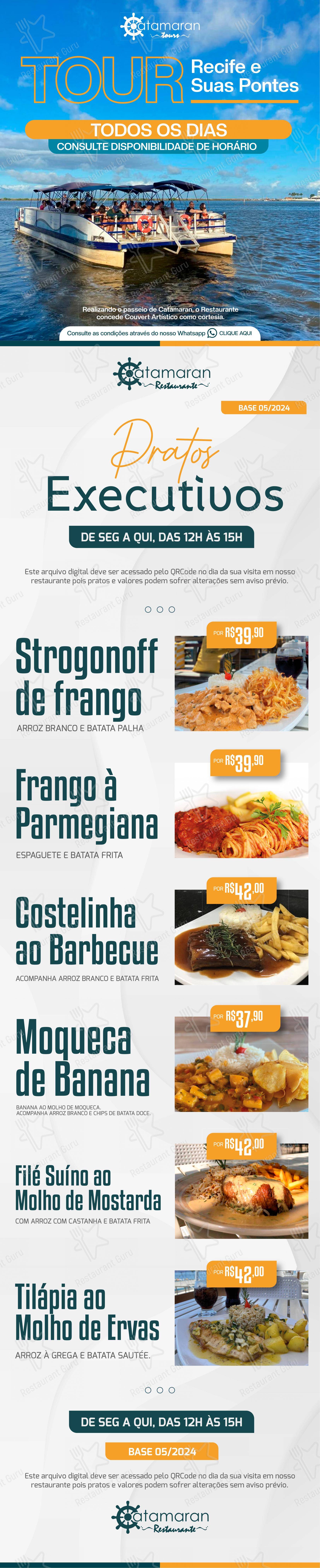菜单 para Restaurante Catamaran em Recife