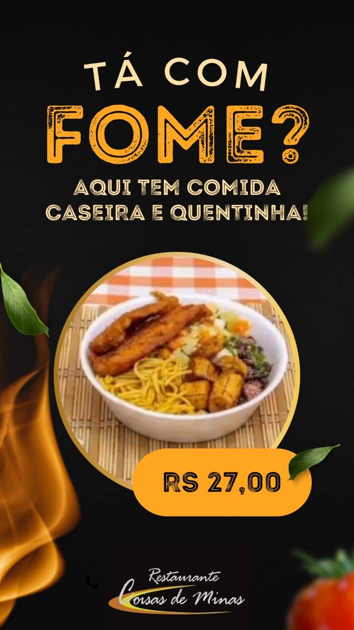 Restaurante Coisas De Minas cardápio