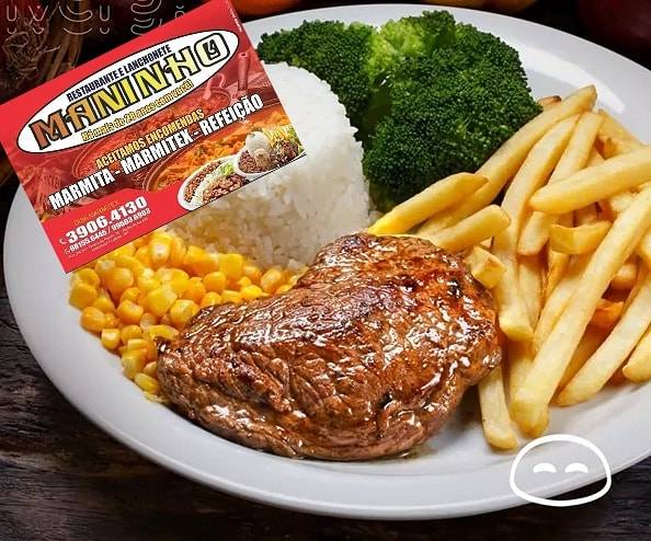 Restaurante pousada Maninho e Lanchonete cardápio