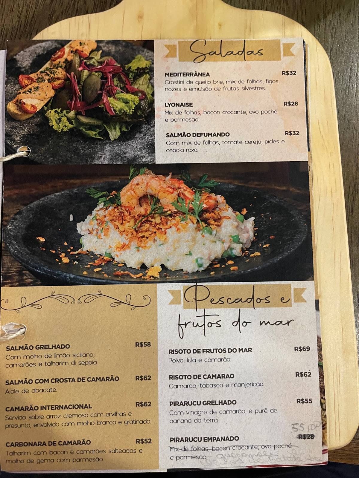 Empório e Restaurante Victória cardápio