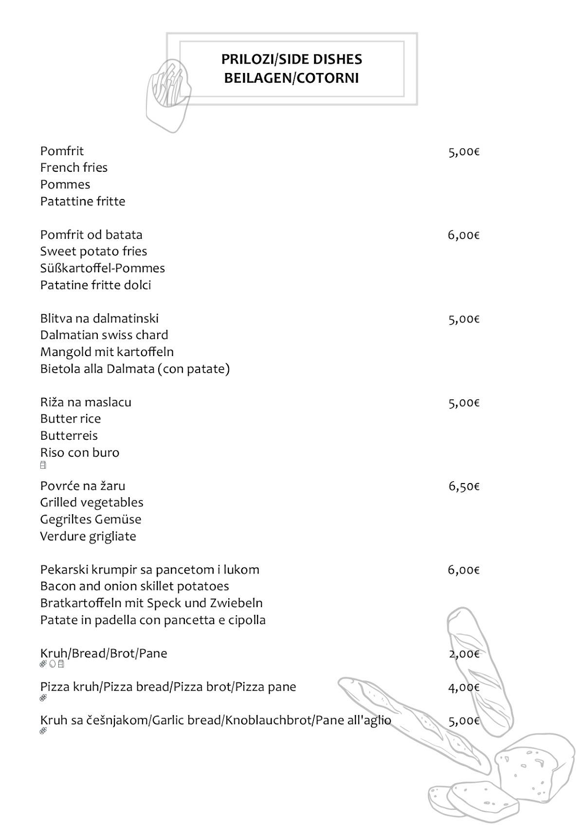 Menu di Restoran Punto 