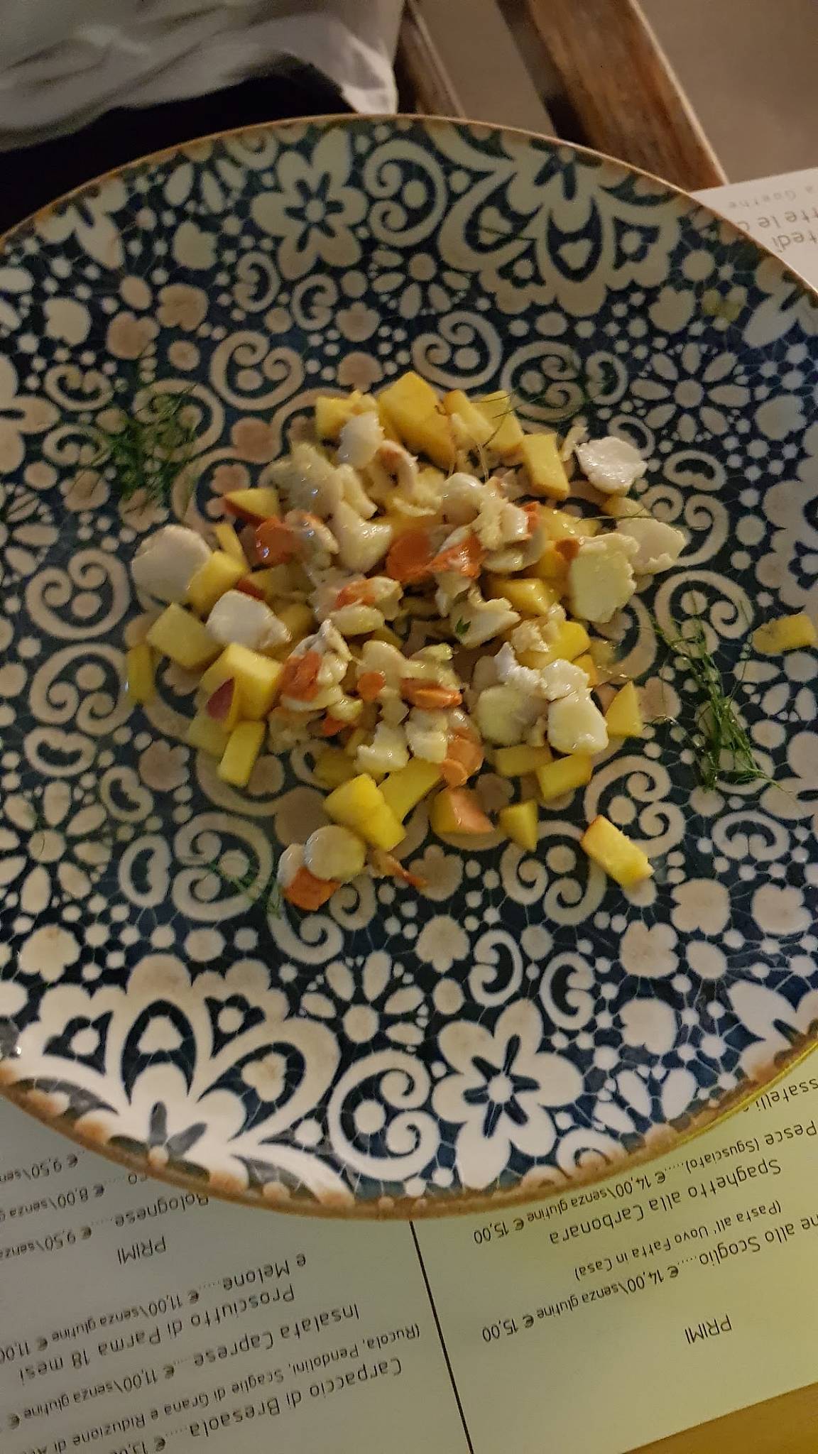 Menu di Ristorante Sirena Sul Mare 