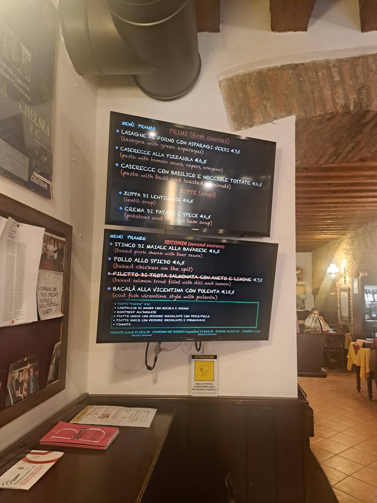 Menu di Self Restaurant Righetti 