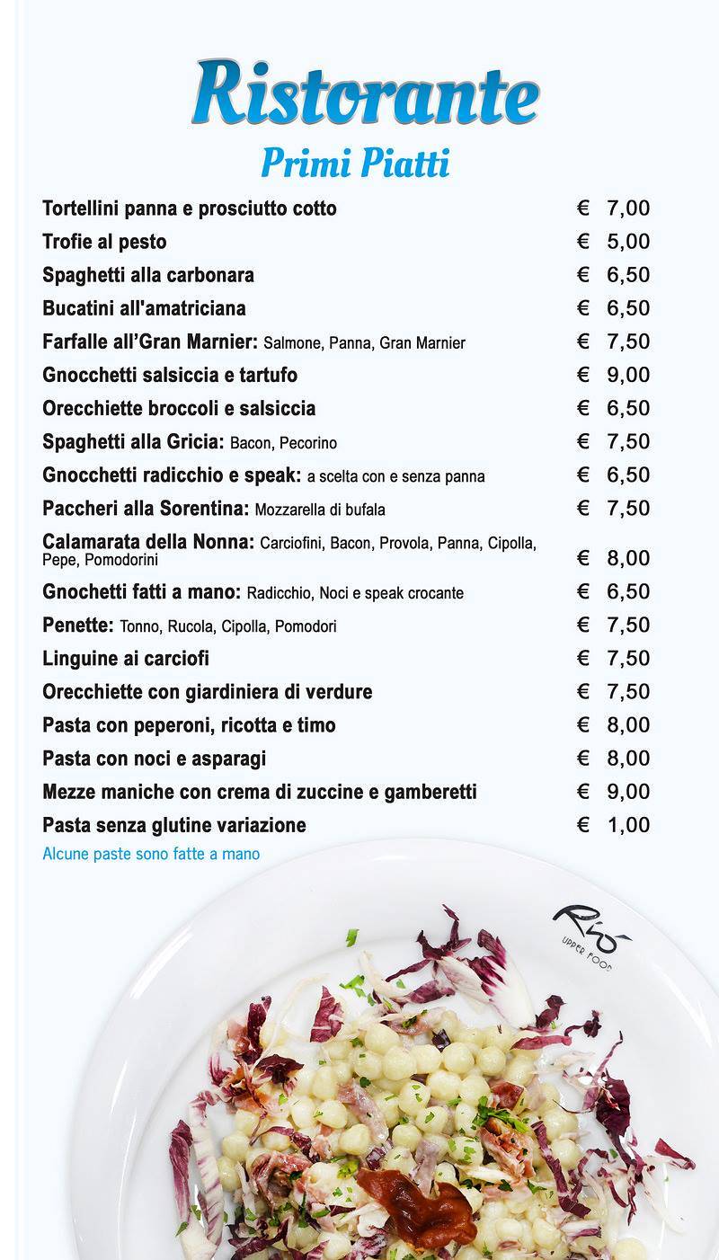 Menu di Rio 