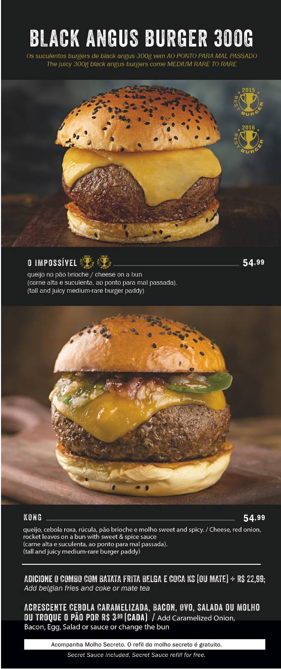 LeMax Hamburgueria - Olegário Maciel (Barra da Tijuca) cardápio