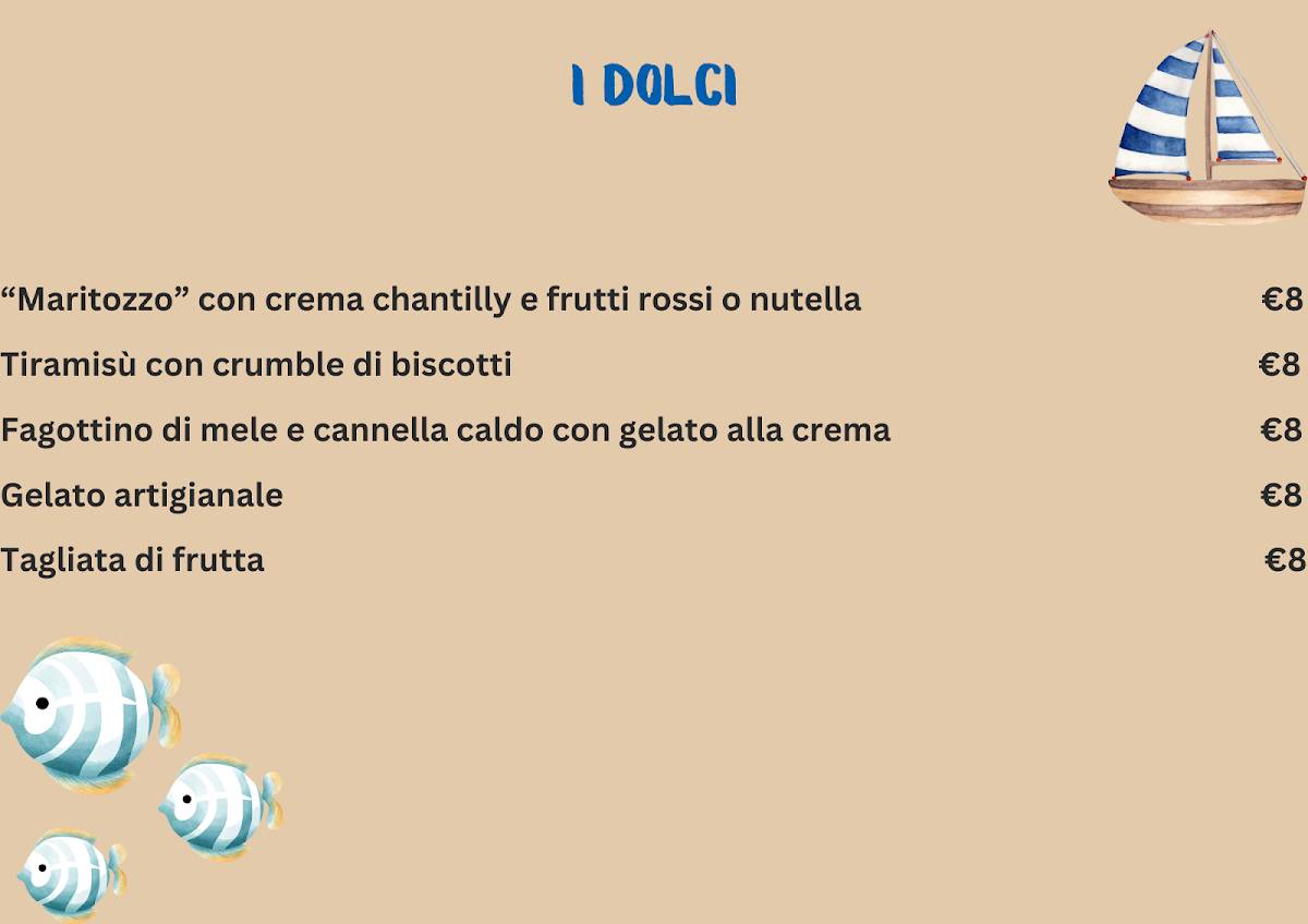 Menu di Ristorante Banchina 63 