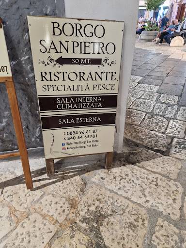 Menu di Ristorante Borgo San Pietro 