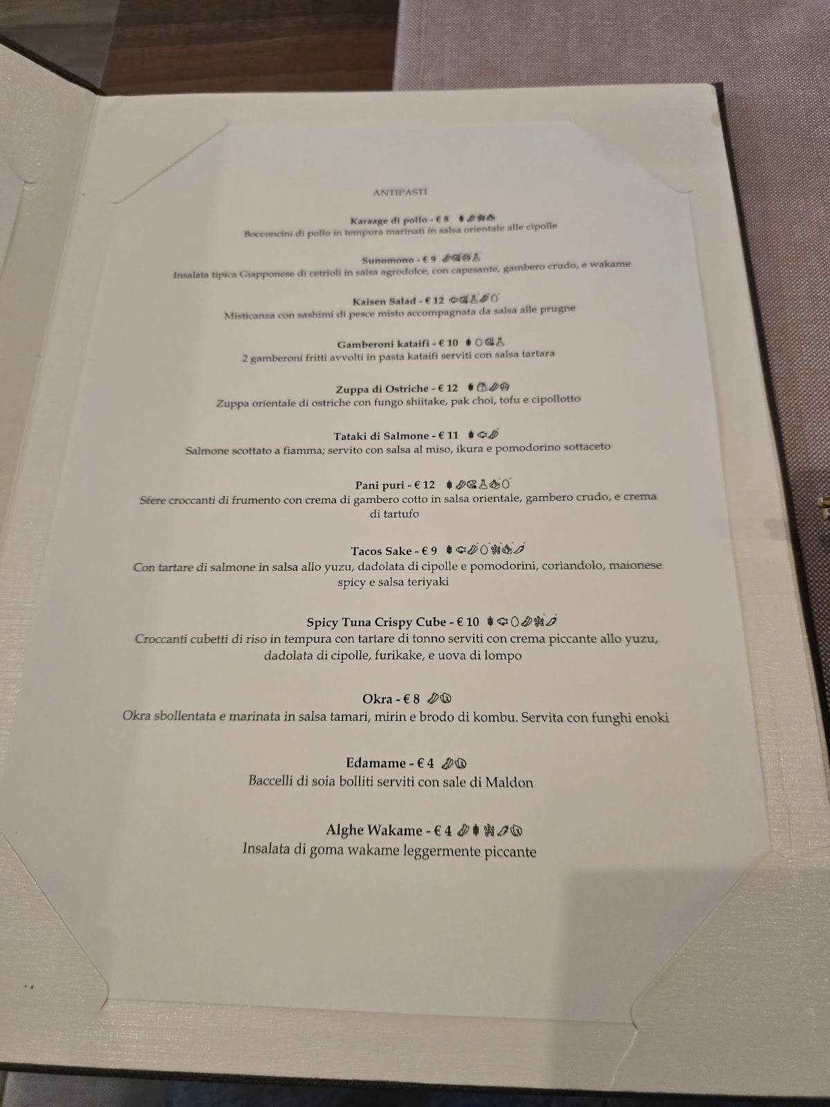 Menu di Ristorante Casanostra 