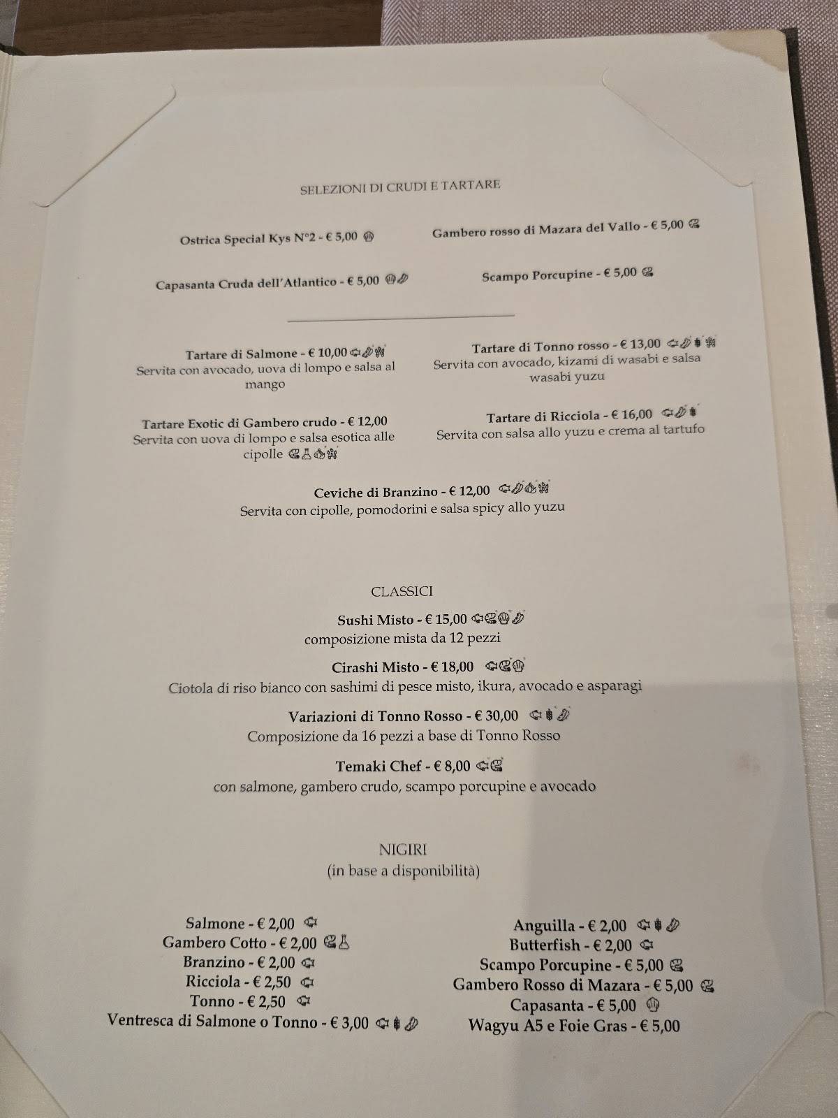 Menu di Ristorante Casanostra 