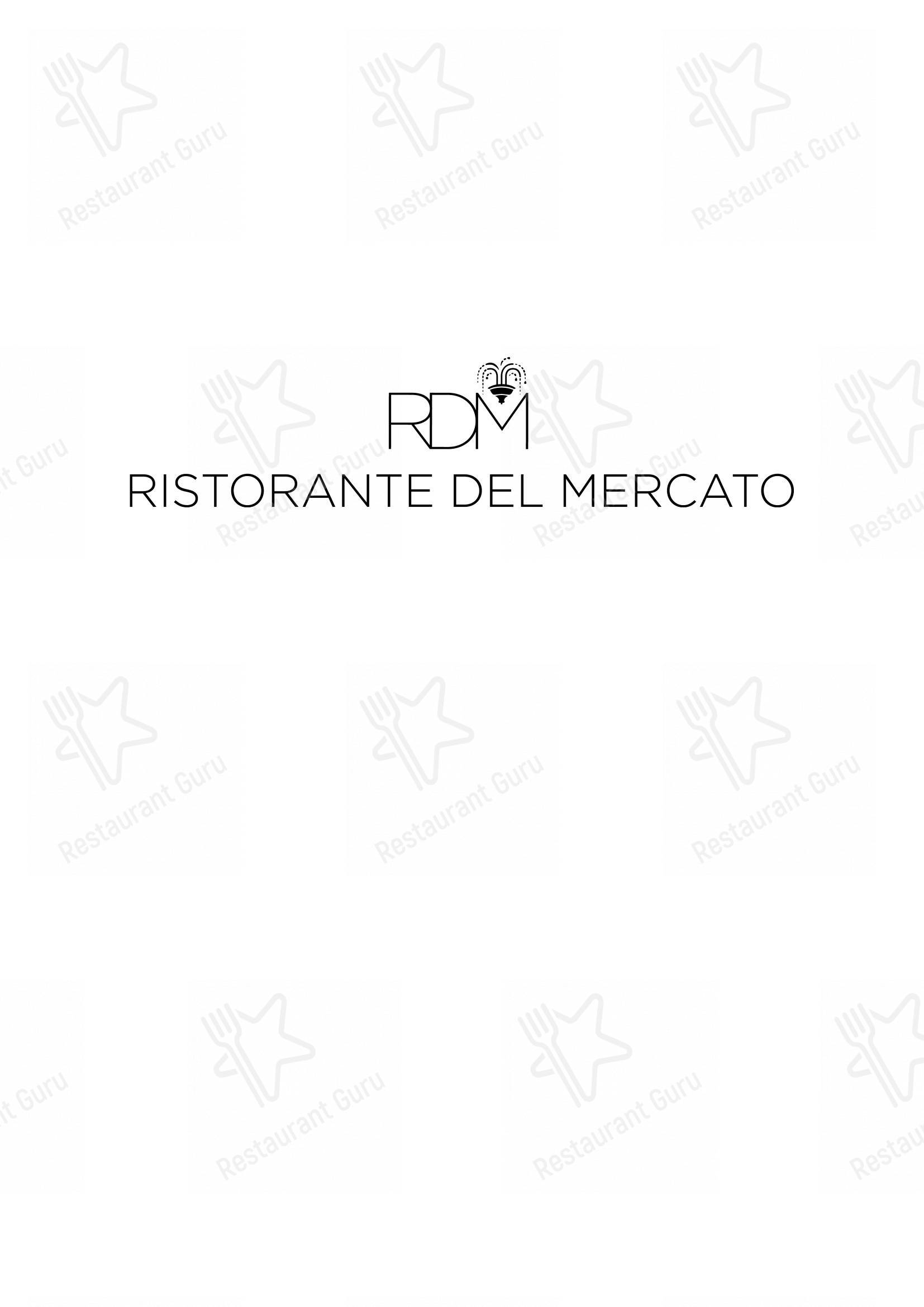 Menu bar per Ristorante Del Mercato in Spoleto
