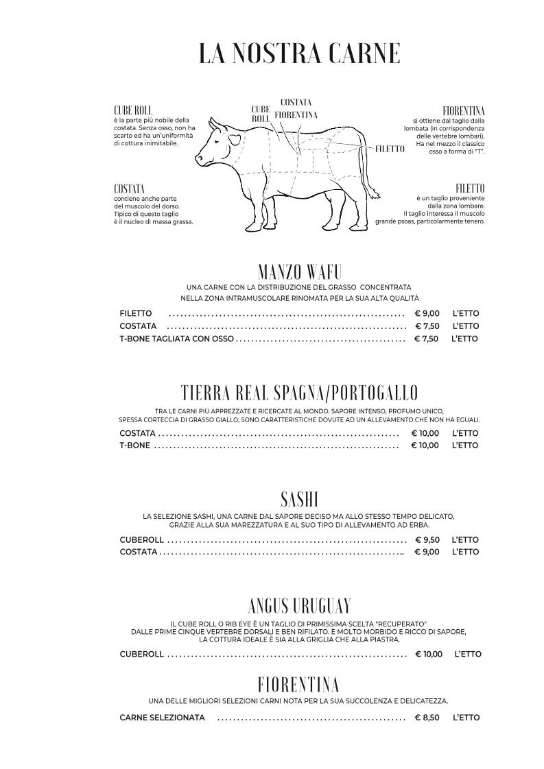 Menu di Ristorante Figo Nomentana 