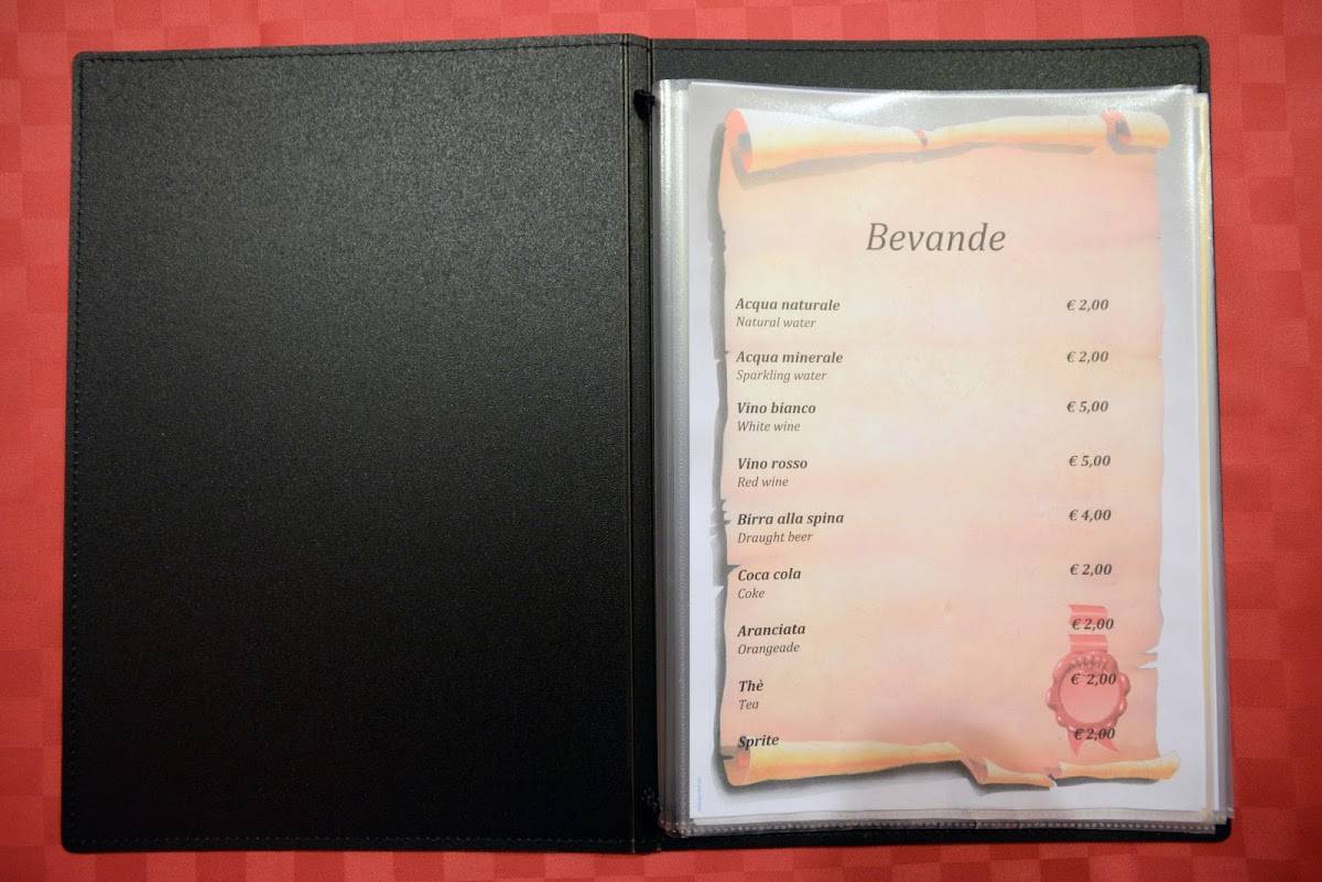 Menu di Ristorante Focacceria da Mauro 