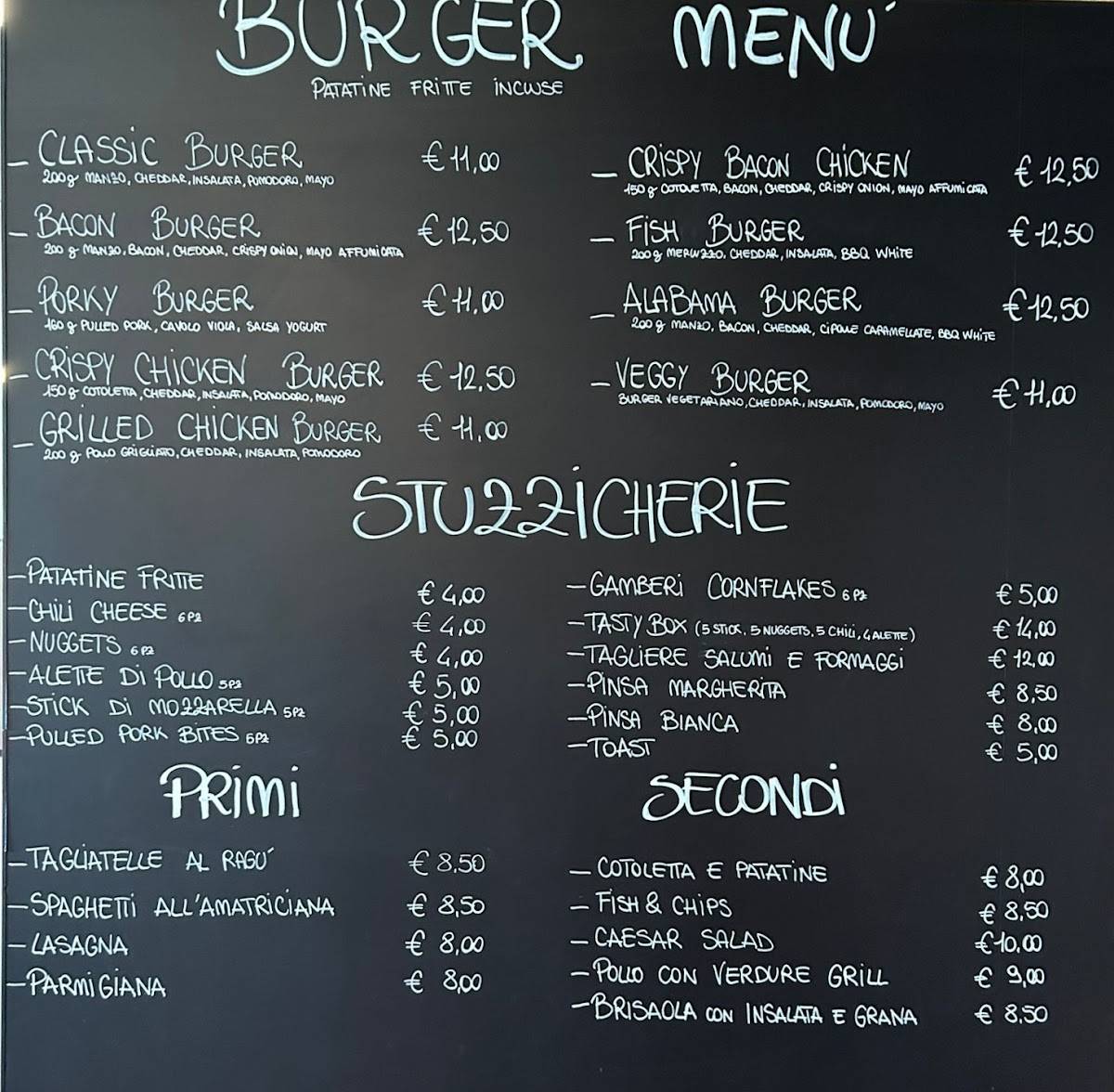 Menu di Ristorante Fresco Bar 